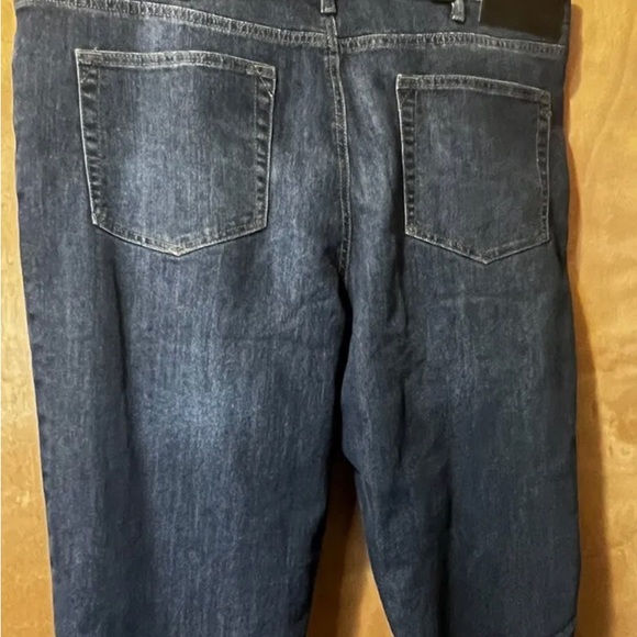 Eddie Bauer Flannel Lined Men’s Denim Jeans Straight Leg 40x32 New Without Tags - Picture 3 of 7